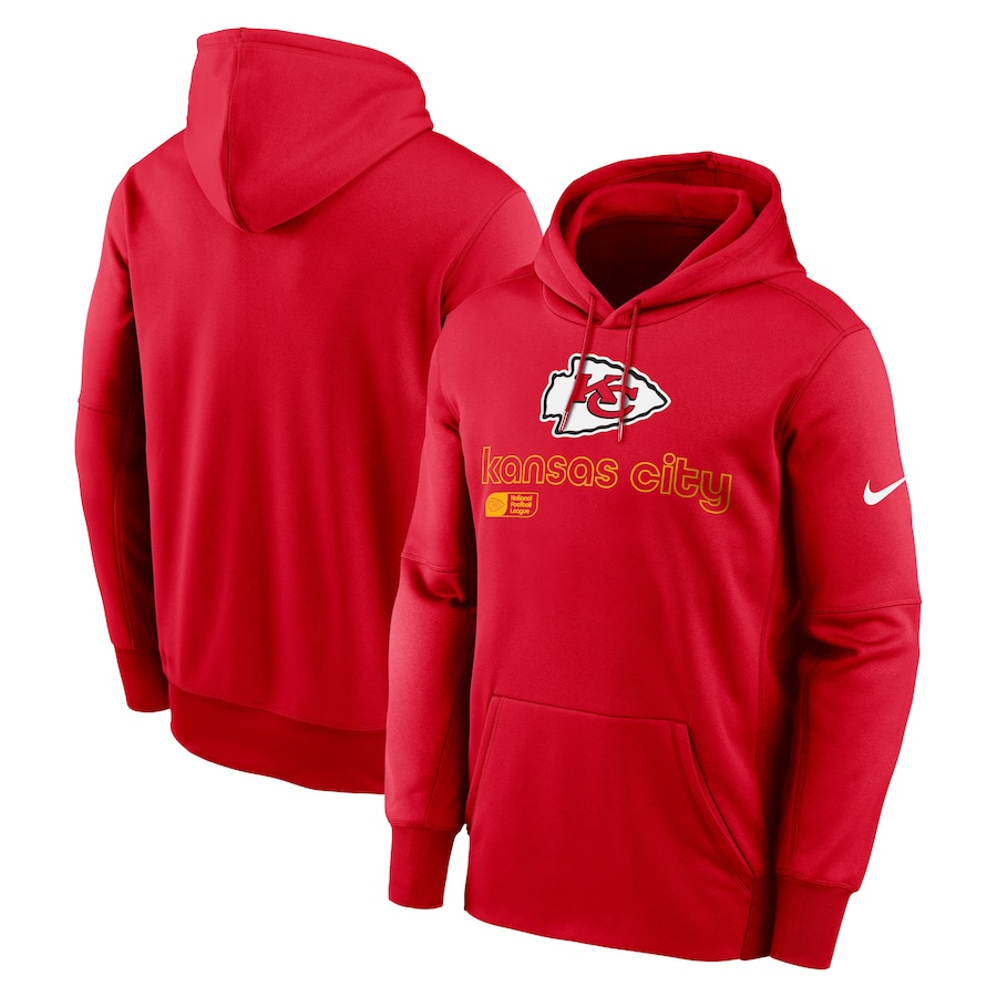Men Kansas City Chiefs red style 92 NFL 2024 hoodie